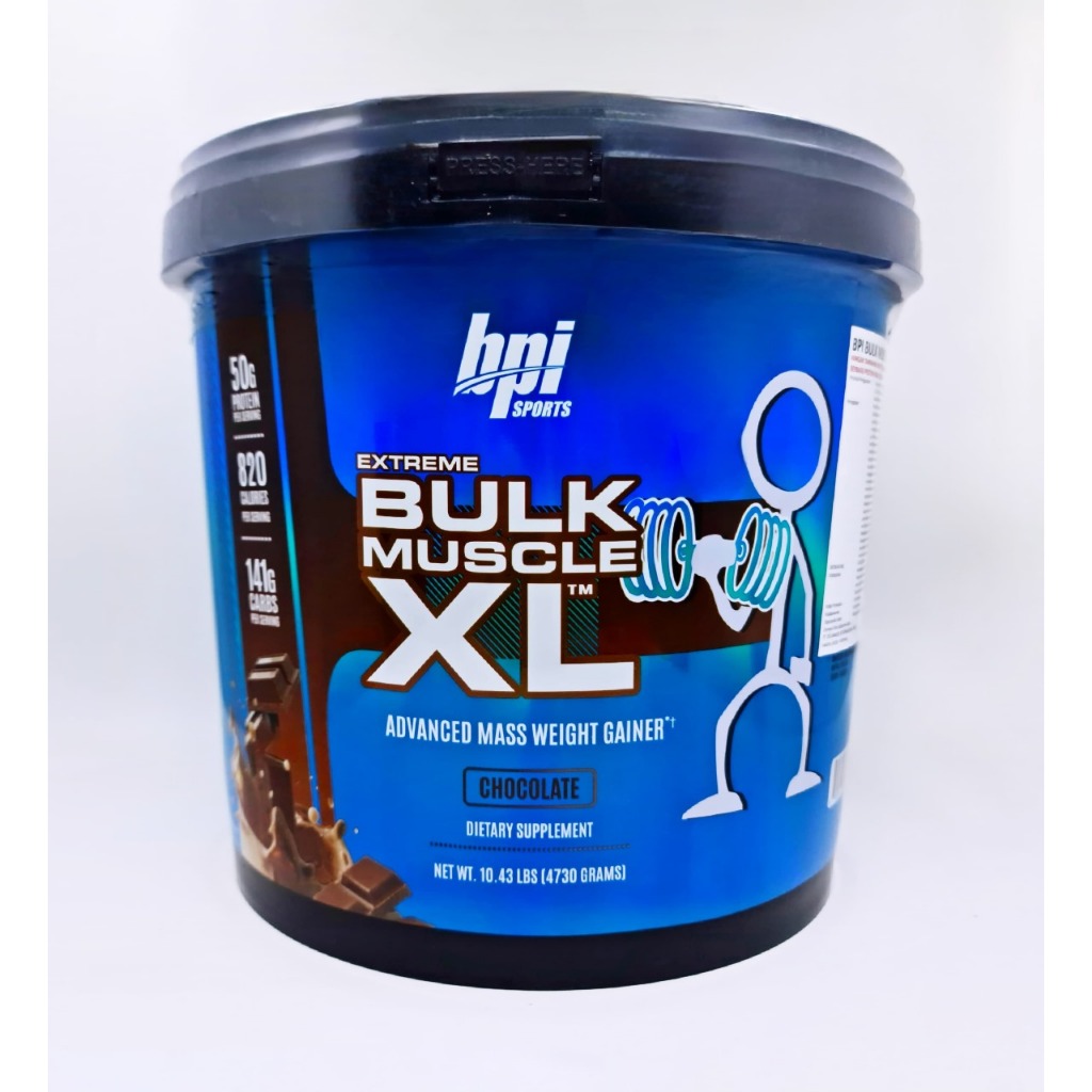 Jual BPI Bulk Muscle XL 10,43 lbs Lean Mass Protein Gainer Bulking ...