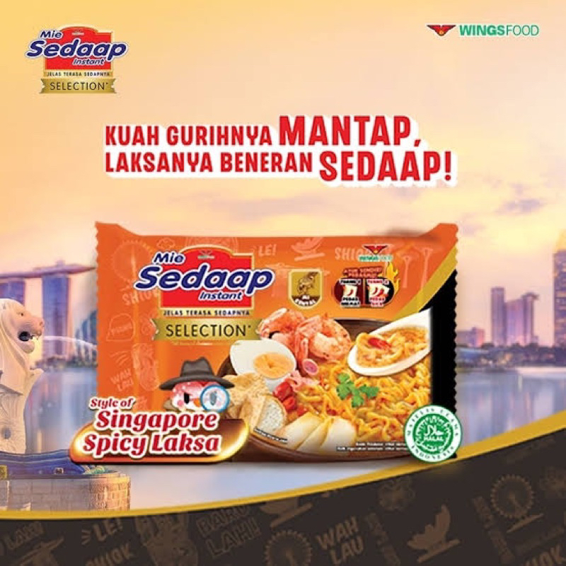 Jual Mie Sedaap Spicy Laksa Singapore Shopee Indonesia