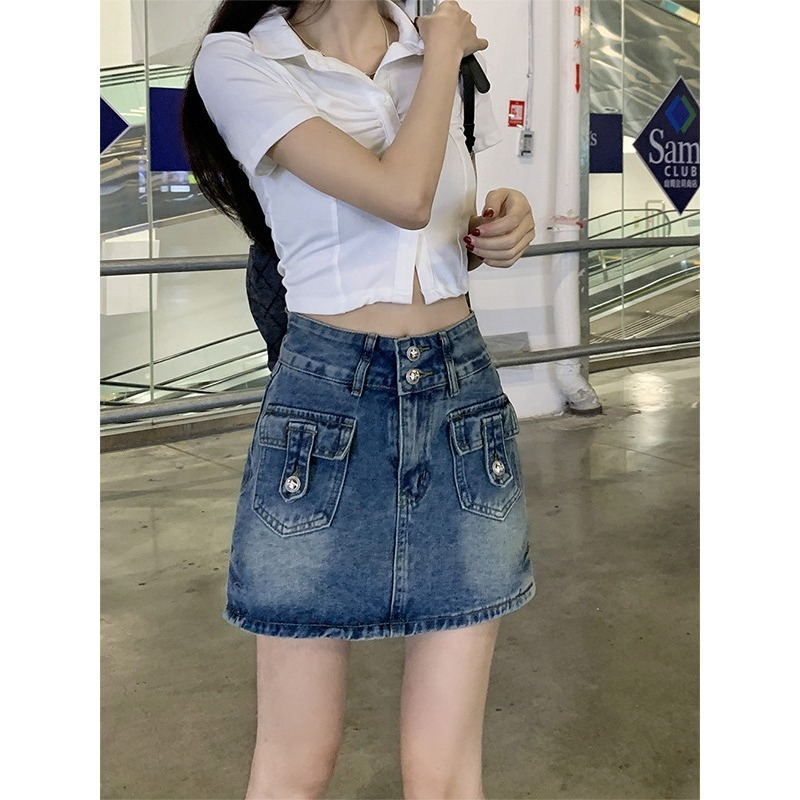 Jual ROK CARGO MINI / ROK PENDEK DOUBLE BUTTON [676]-R011 | Shopee ...