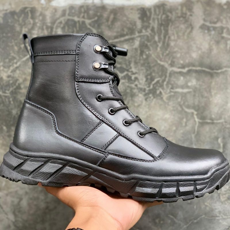 Jual Sepatu Pdl Lantas Kulit Sapi Asli Berkualitas Sepatu Boots Motor