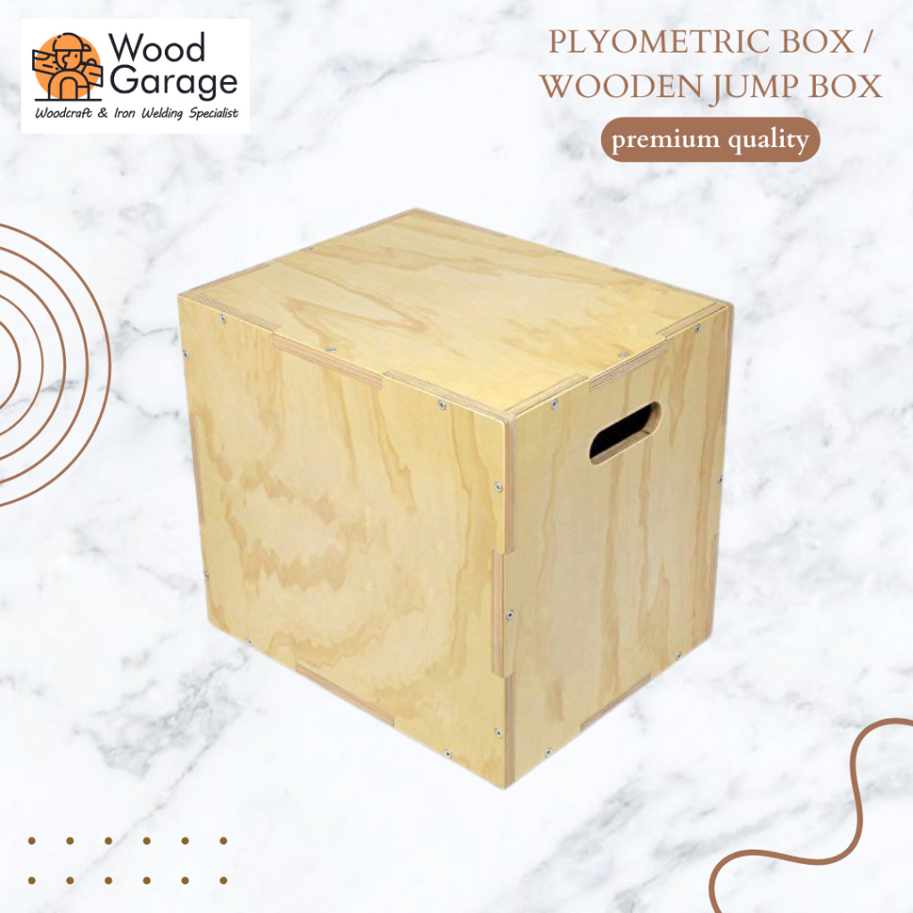 Jual Plyo box jump / 3 in 1 wooden jump box / plyometric box (sudah ...