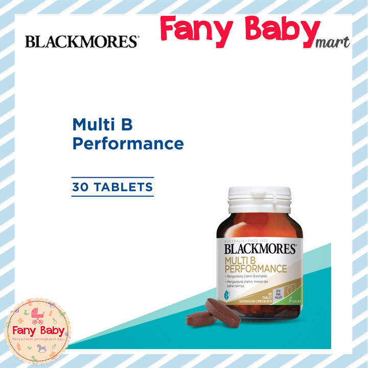 Jual BLACKMORES MULTI B PERFORMANCE 30 TABLET | Shopee Indonesia