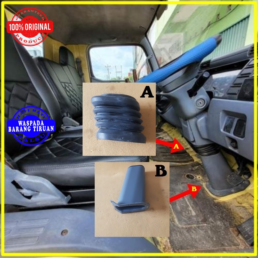 Jual Tutup Cover Stir Bawah Canter Karet Kolom Stir Canter Original ...