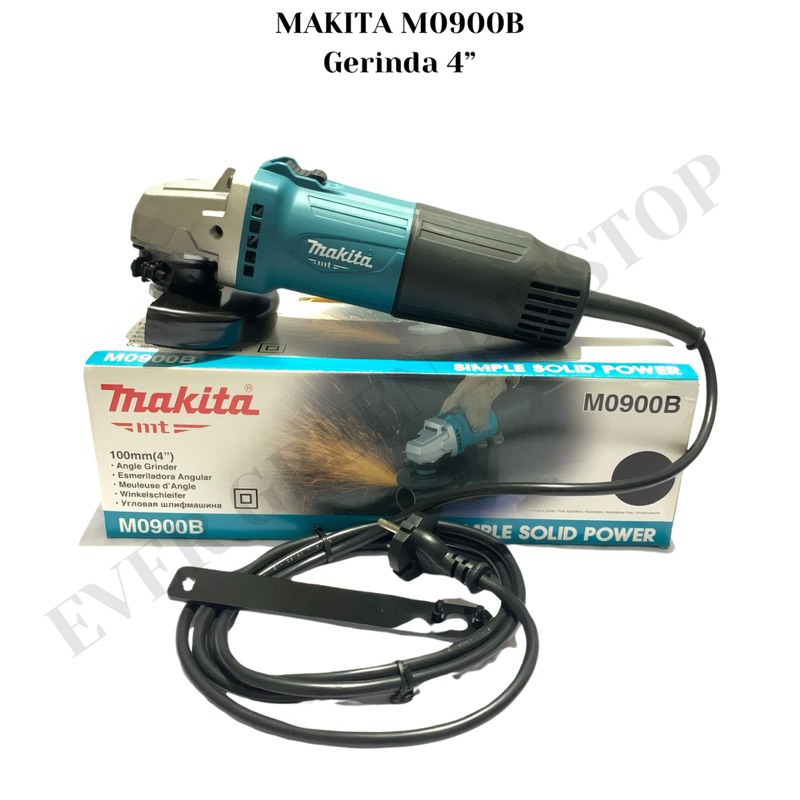 Jual MAKITA M0900B Mesin Gerinda Tangan 4 Inch Angle Grinder 100mm 4 ...