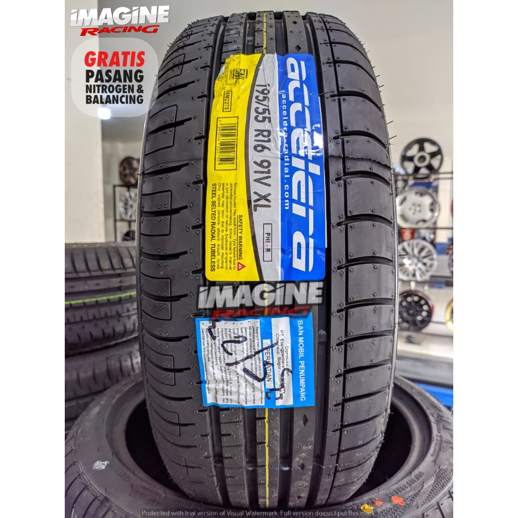 Jual Ban standar mobil ukuran 195 55 R16 merek accelera phi-r | Shopee ...