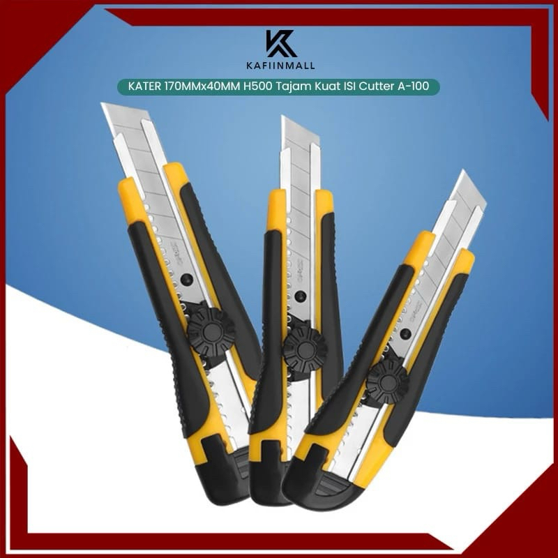 Jual Cutter H500 Super Tajam Super Kuat Tidak Mudah Patah | Shopee ...