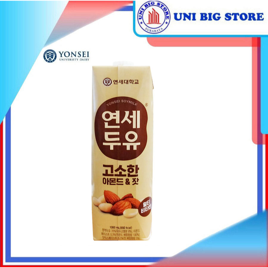 Jual Susu YONSEI Almond & Pine Soy Milk 1 Liter Almond Kedelai Sehat
