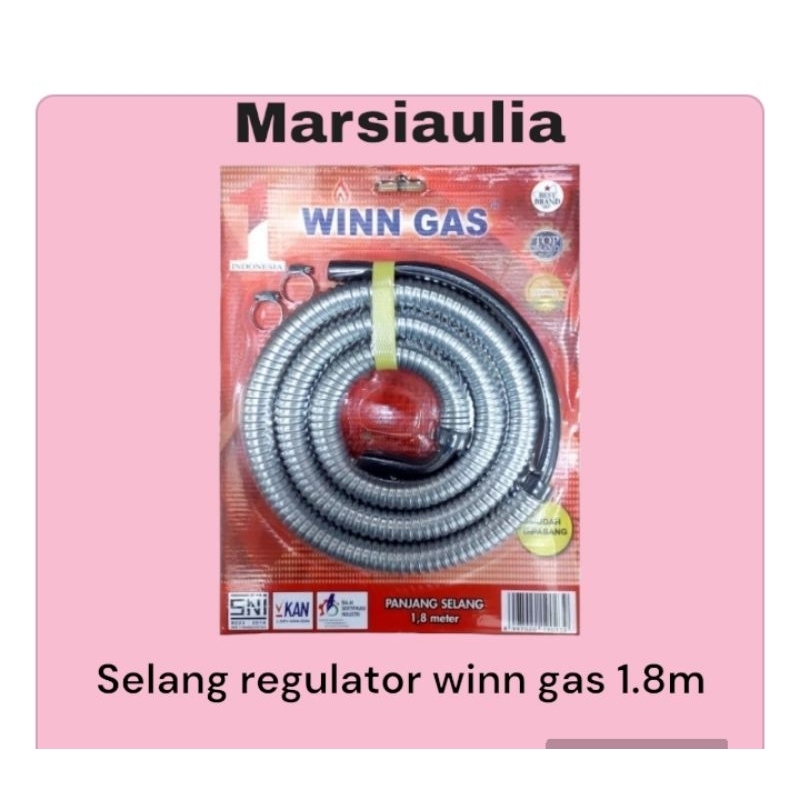 Jual Selang Regulator Premium Winn Gas Panjang M Winngas Meter Shopee Indonesia