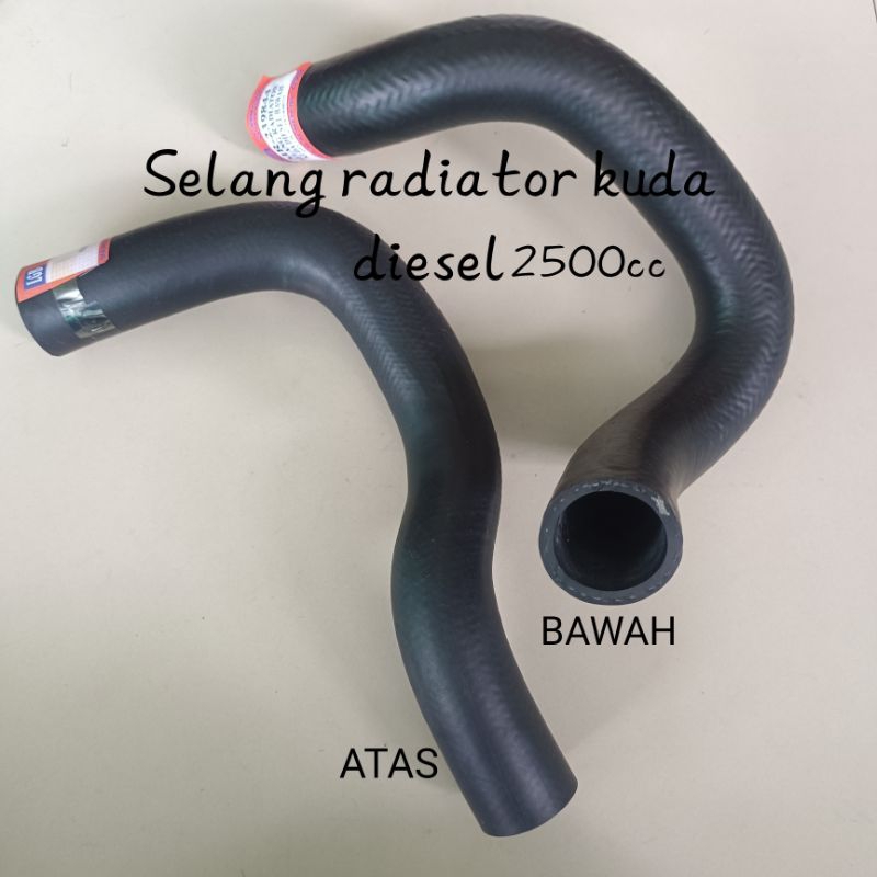 Jual SELANG RADIATOR KUDA DIESEL 2500CC ATAS DAN BAWAH HARGA 1PCS ...