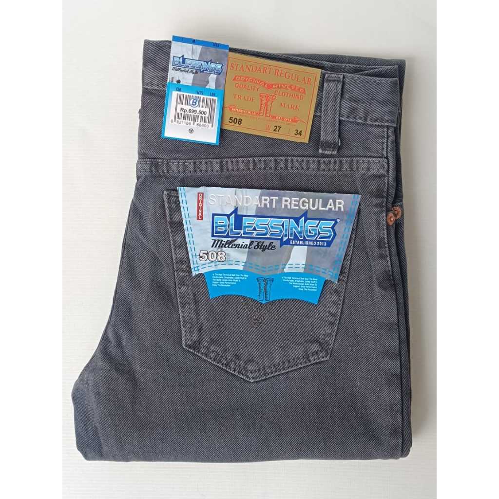 Jual SL Celana Standar Pria Celana Jeans Pria Standar Reguler Celana