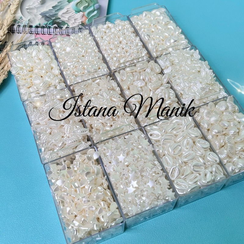 Jual Manik Mote Broken White Series Manik BW Pita love kerang kupu ...