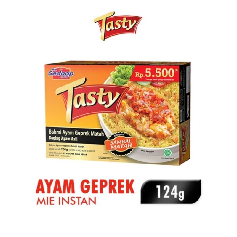 Jual Mie Sedaap Tasty Sambal Matah Bakmi Ayam Kriuk Asli Atau Geprek