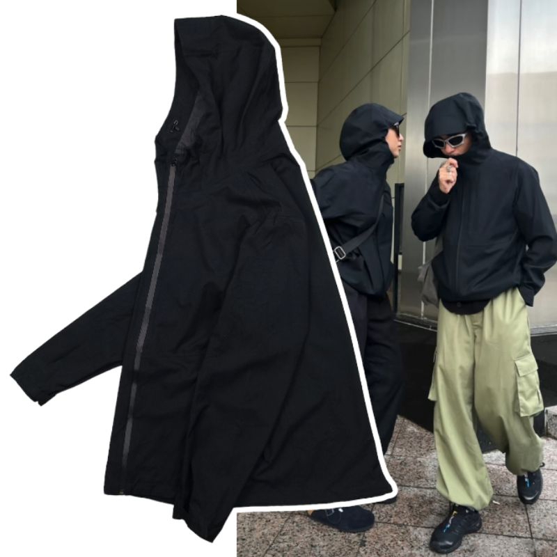 Jual Uniqlo Blocktech Gorpcore Jacket Black | Shopee Indonesia