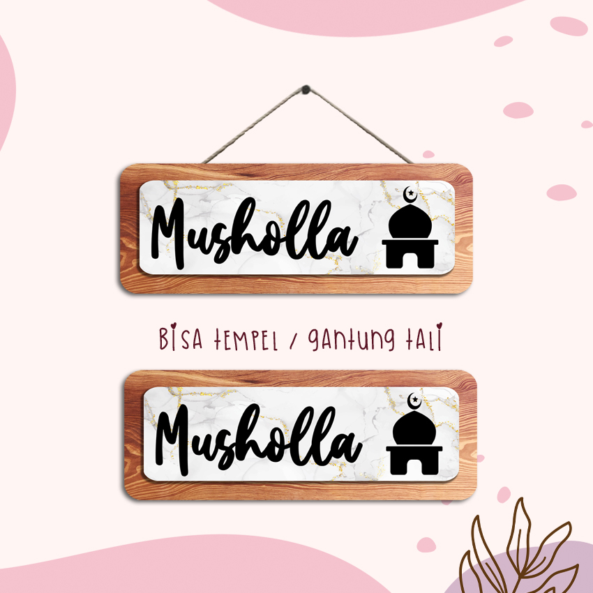 Jual Papan Tulisan Toilet Kitchen Musholla Laundry Sign Signage