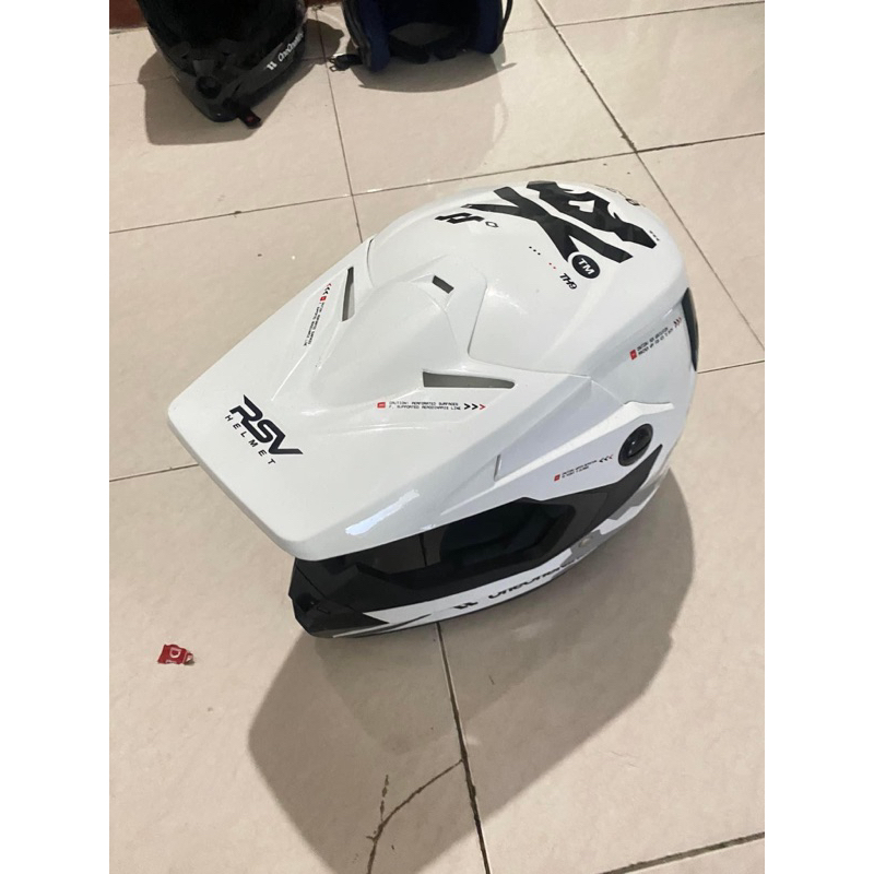 Jual helm rsv orca 119 one one nine white black ( helm orca limit ...