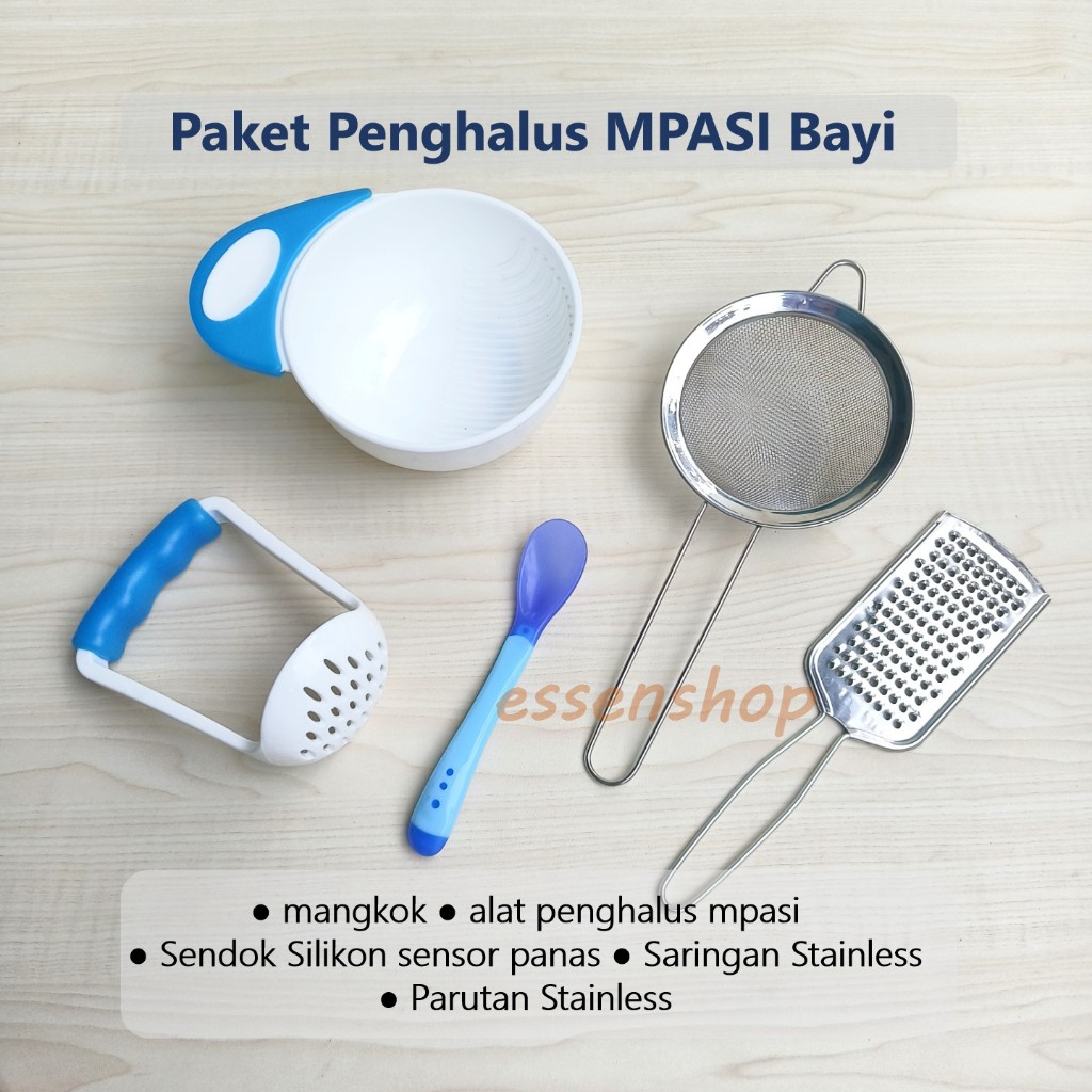 Jual saringan mpasi Alat mpasi bayi penghalus makanan mangkok grinder ...