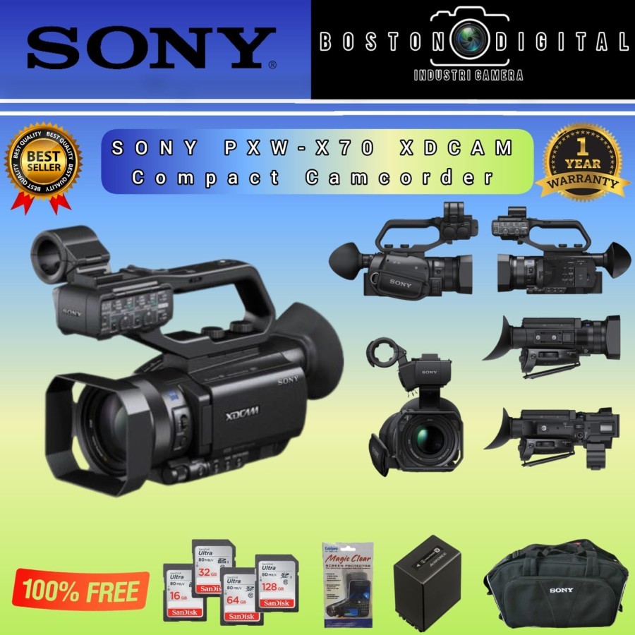 Jual SONY PXW X70 PROFESIONAL CAMCORDER / SONY PXW-X70 | Shopee Indonesia