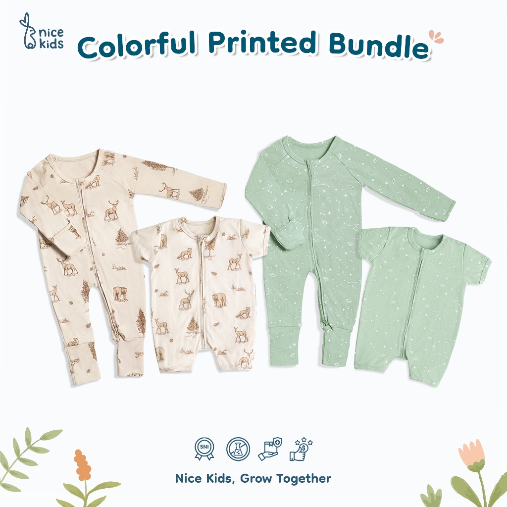 Bundle Of Joy Printed Sleepsuit - Pack of 2