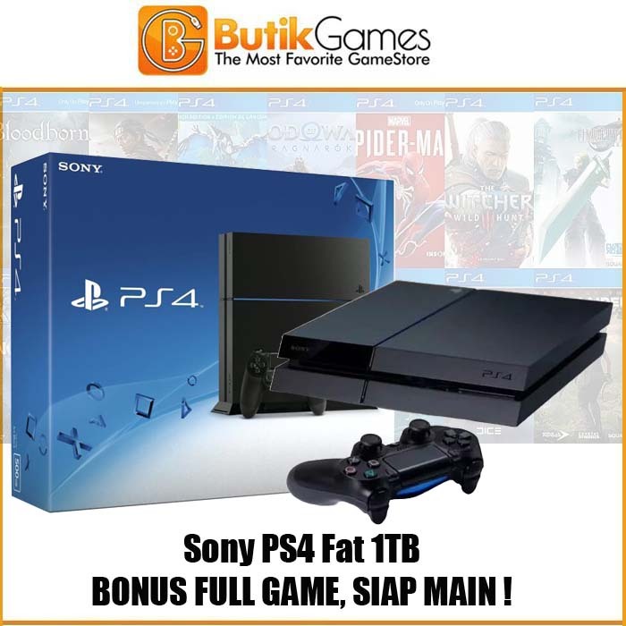 Jual Sony PS4 Playstation 4 Slim Fat Pro 500GB 1TB PS4 Slim PS4 Fat PS4 ...