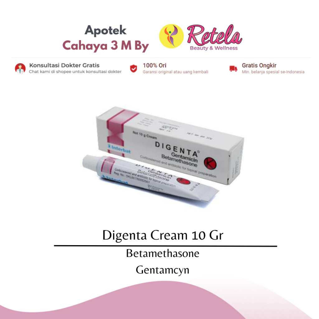 Jual Digenta Cream 10 g | Shopee Indonesia