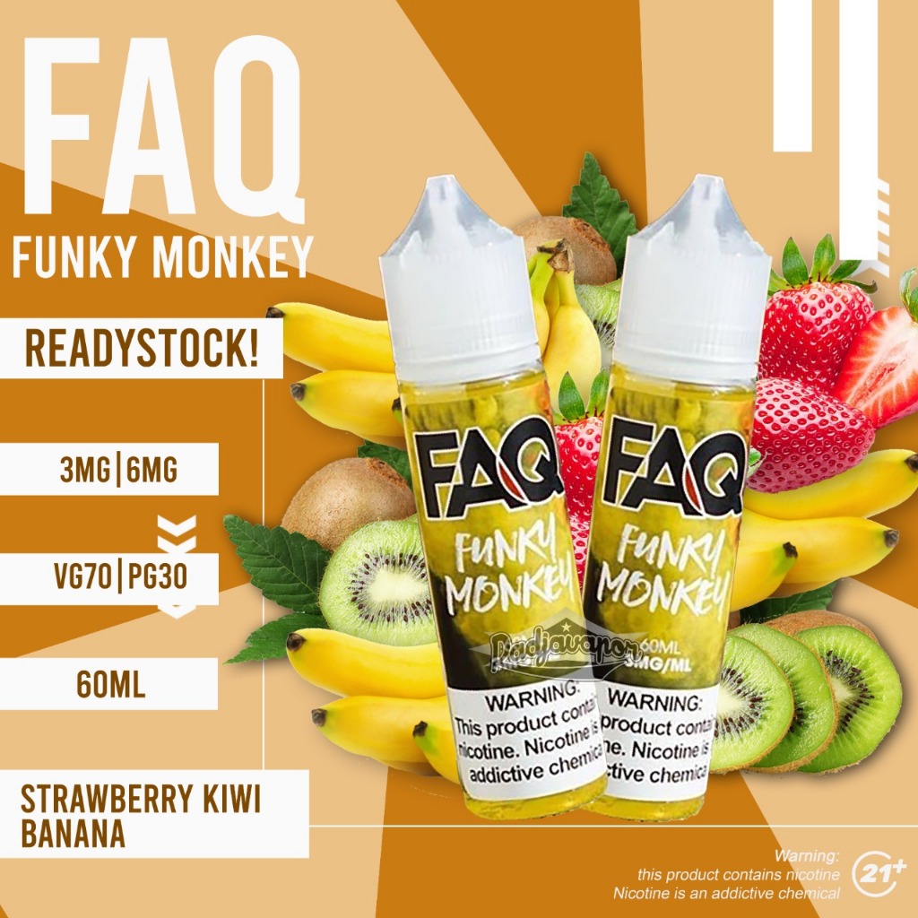 Jual FAQ FUNKY MONKEY 60ML EJM | Shopee Indonesia