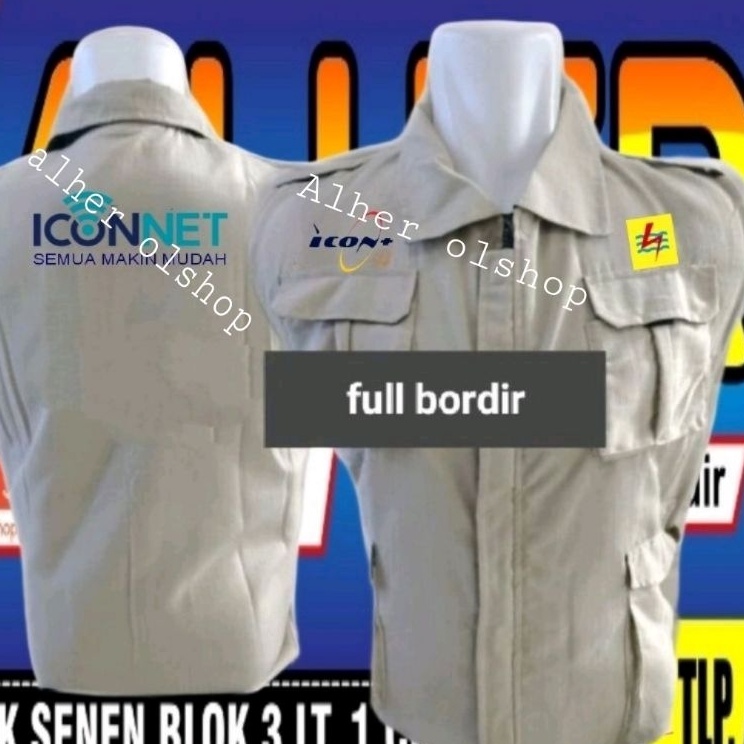 Jual Pusat Terbaru Rompi icon plus vest icon plus rompi kerja icon plus ...