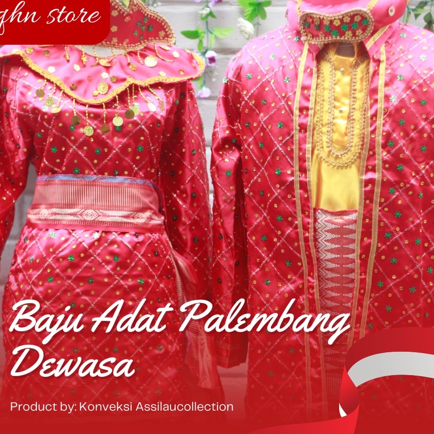 Jual Star Seller Baju Adat Dewasa Sumatera Selatanpalembang Satuan Lakicewek Shopee Indonesia