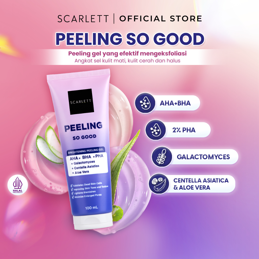 Jual SCARLETT PEELING SO GOOD AHA+BHA+PHA 100ML | Shopee Indonesia