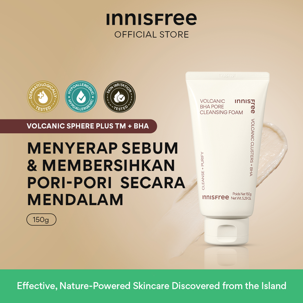 Jual Innisfree Volcanic BHA Pore Cleansing Foam 150gr / Sabun Pembersih