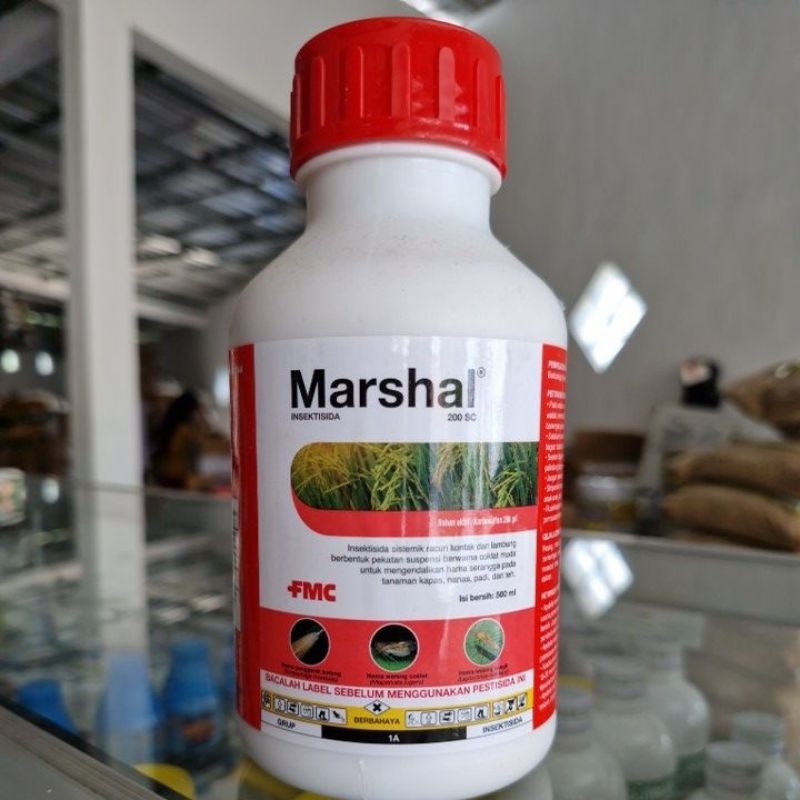 Jual Insektisida Marshal 200 SC Botol Merah - 500 ML | Shopee Indonesia