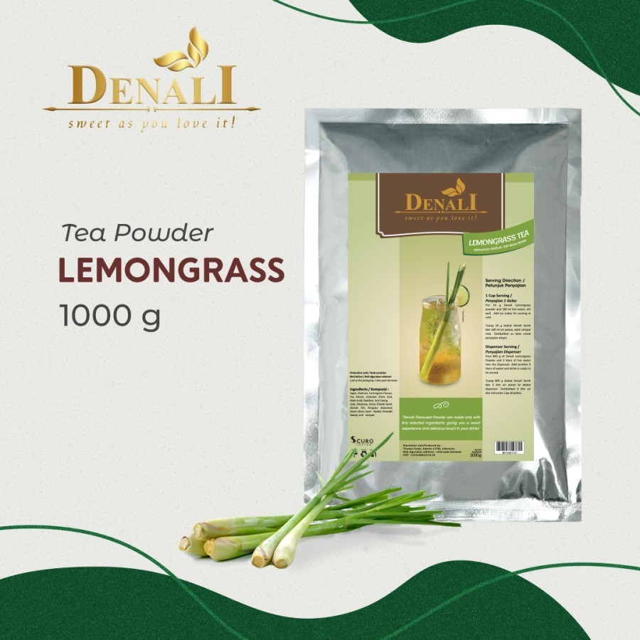 Jual Denali Powder Lemongrass Tea 1kg | Shopee Indonesia