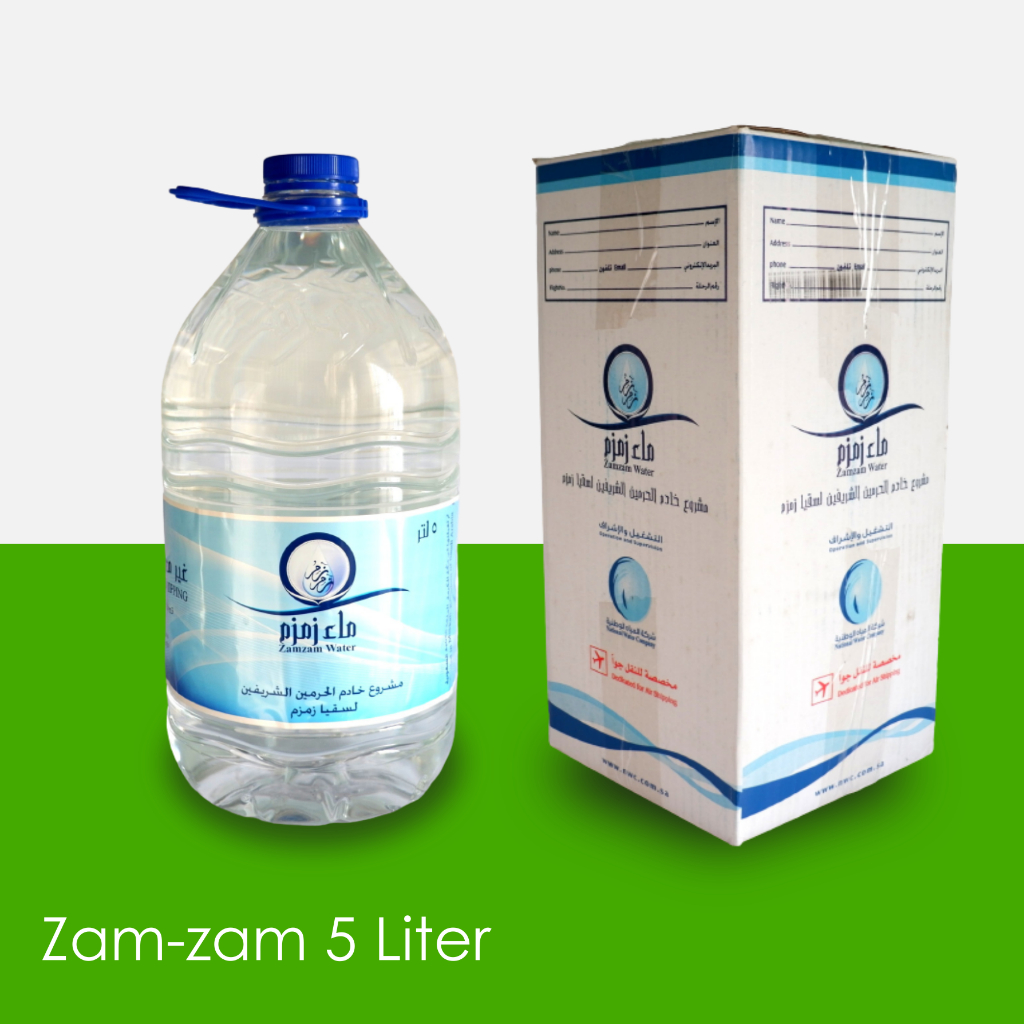 Jual Air zam zam original ada dusnya isi 5L | Shopee Indonesia