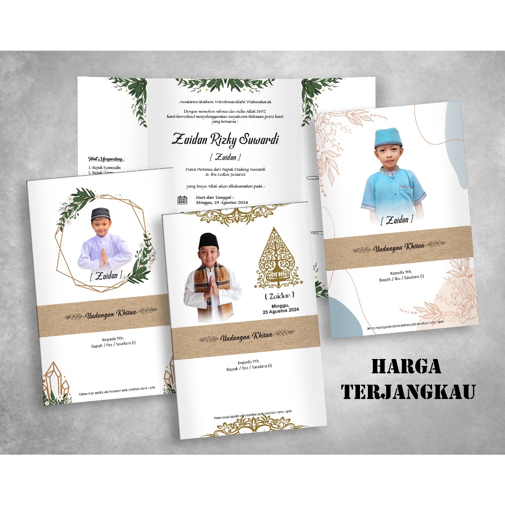 Jual Undangan Khitanan Kekinian / Undangan Pernikahan | Shopee Indonesia