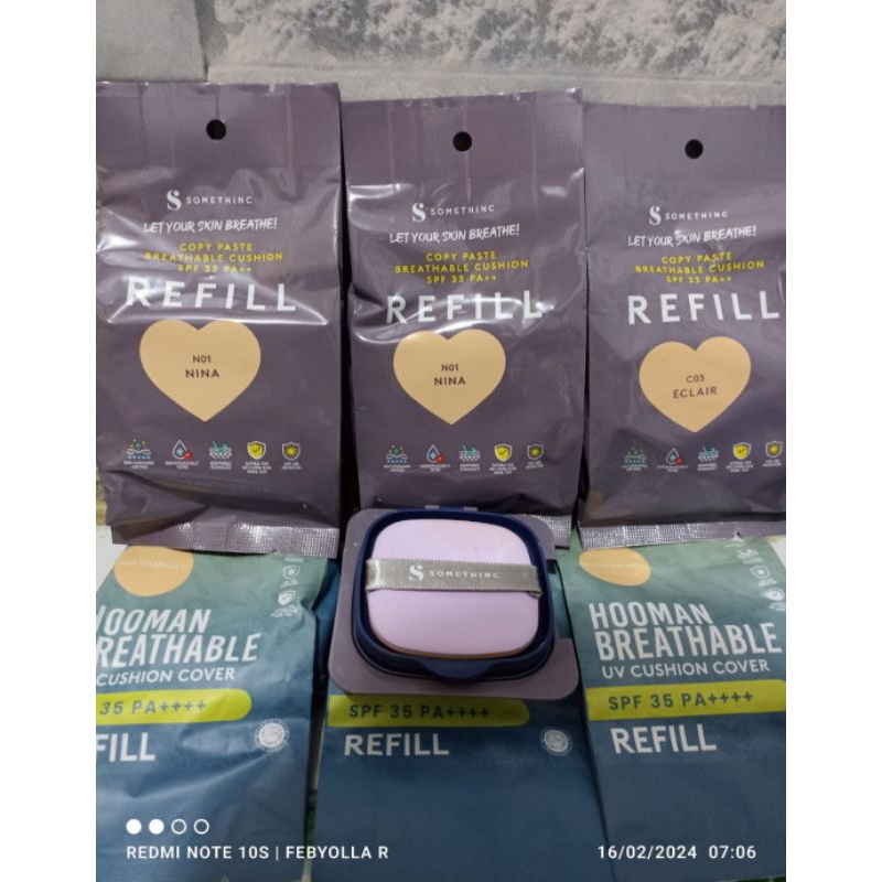 Jual Refill SOMETHING COPY PASTE BREATHABLE MESH CUSHION SPF 33PA ...