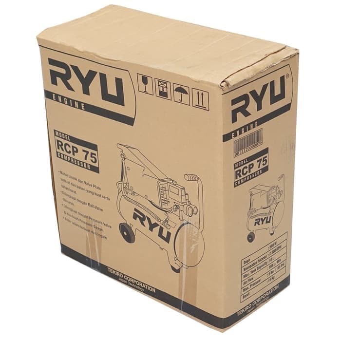 Jual RYU COMPRESSOR 24 LITER 1 HP - MOTOR PENGGERAK - KOMPRESOR LISTRIK ...