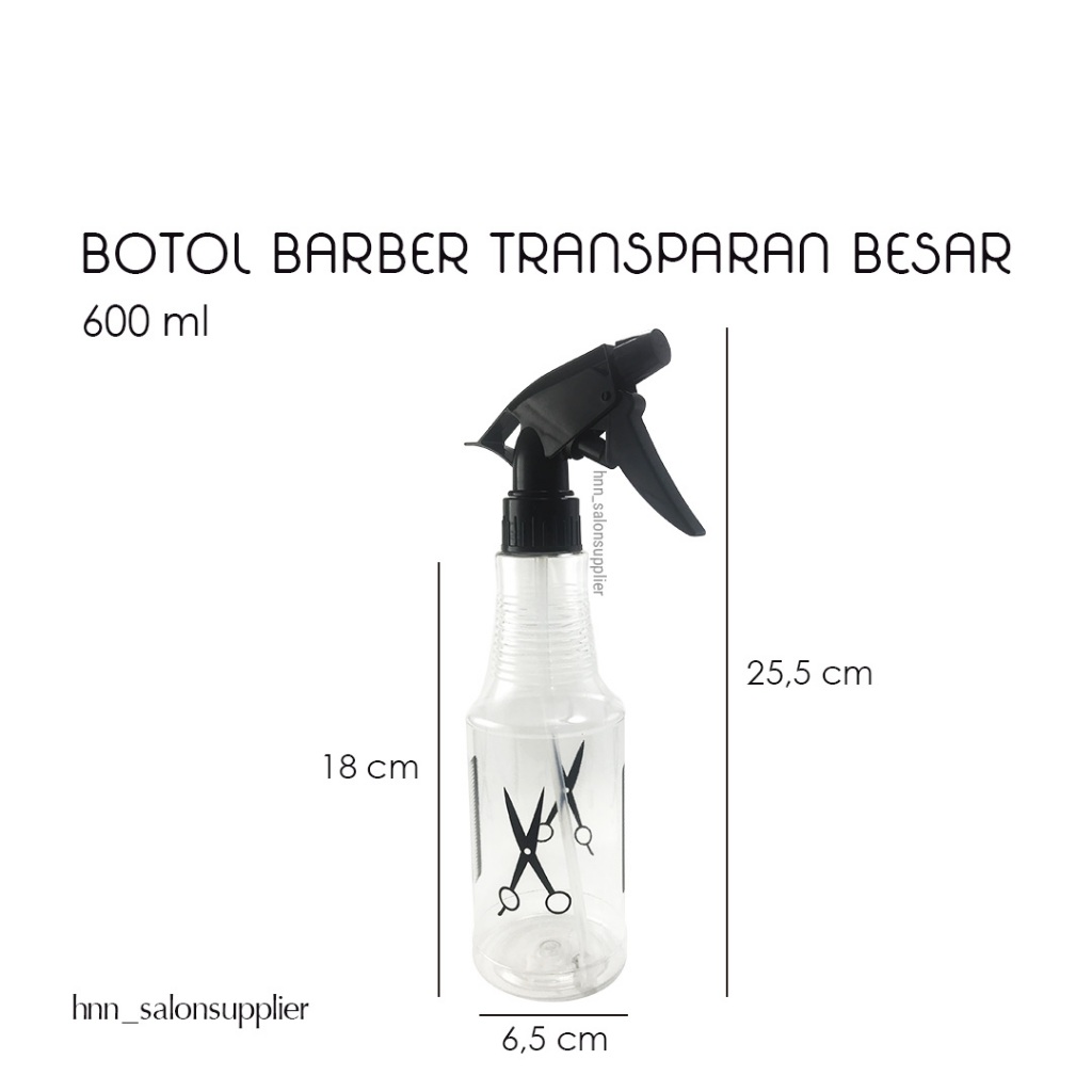 Jual Botol Spray Salon Barber Shop Pangkas Gunting Rambut Salon Corak ...