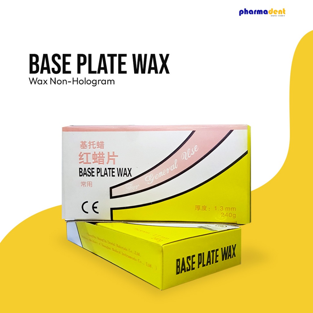 Jual Dental Base Plate Wax/Lilin Malam NonHologram 1 Box Shopee