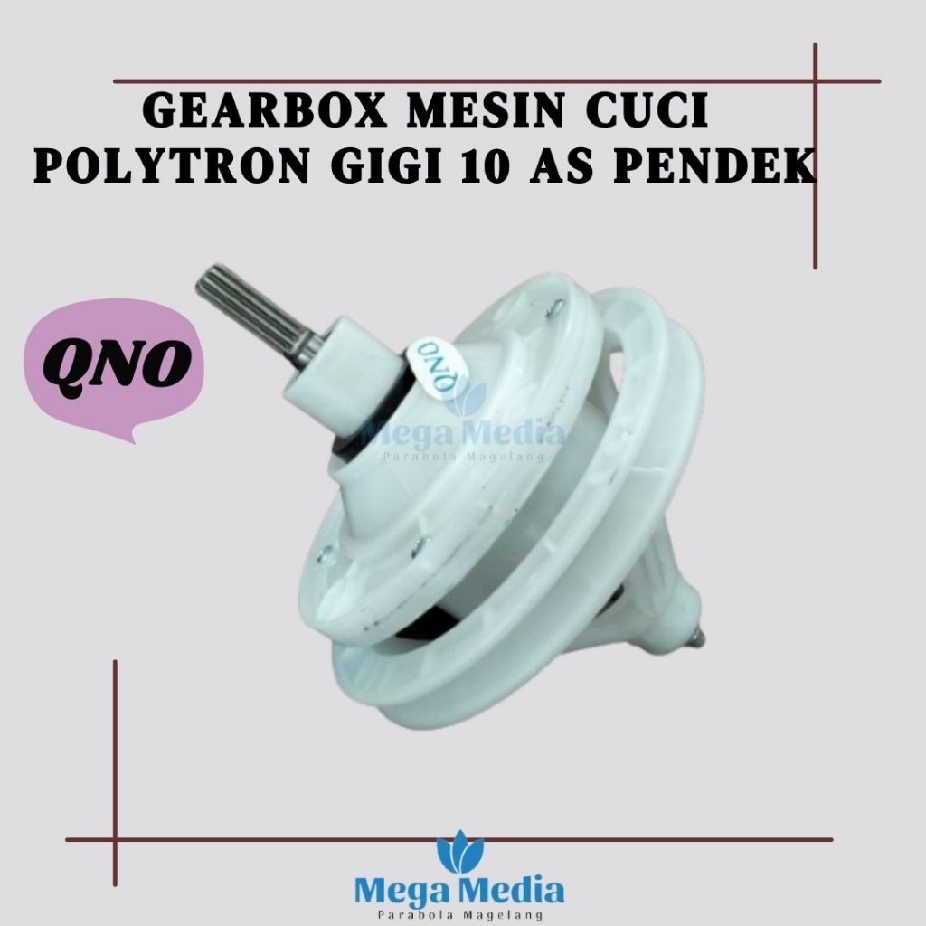 Jual GEAR BOX / GEARBOX MESIN CUCI POLYTRON GIGI 10 AS PENDEK / GIRBOK ...