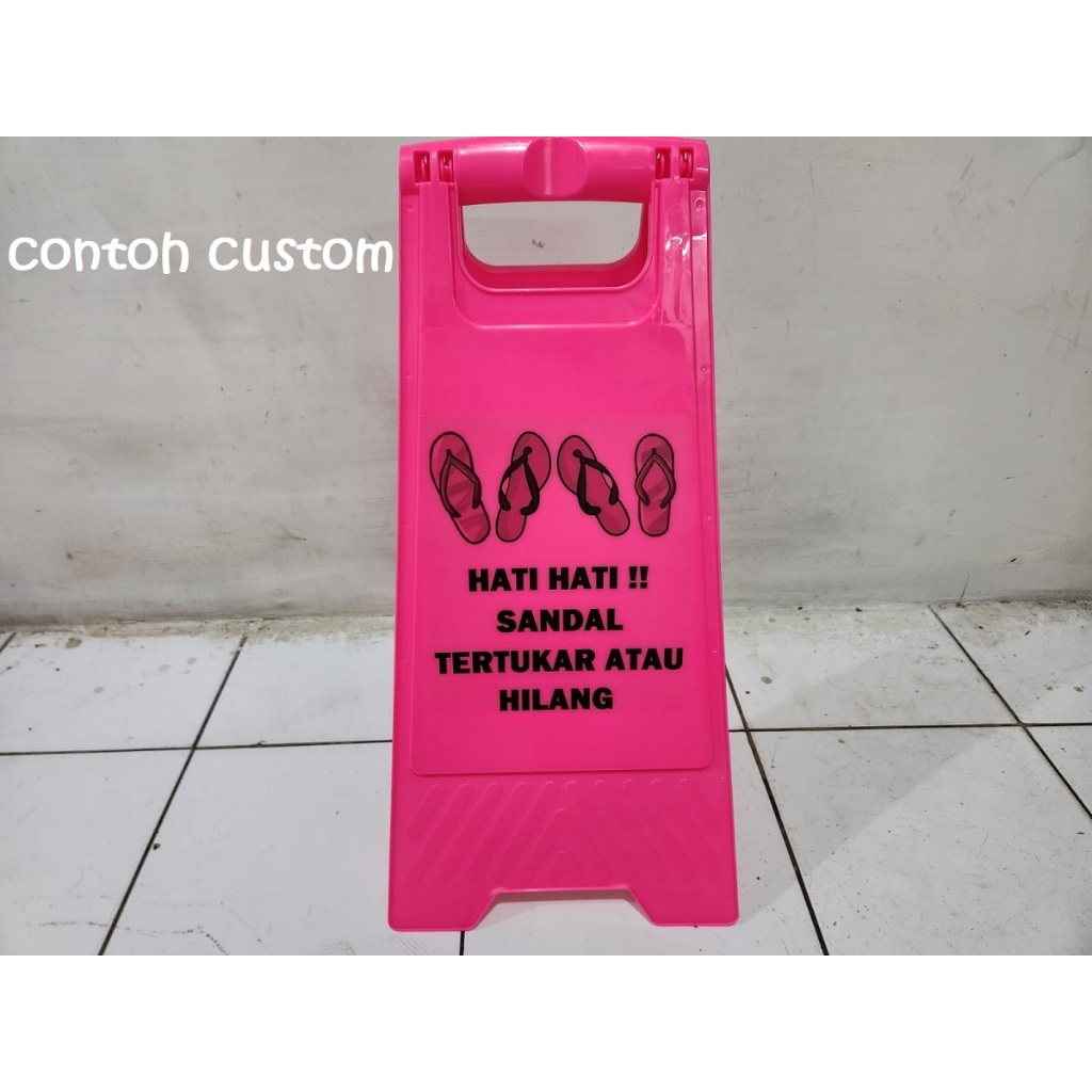Jual Plang warna rambu PINK merah muda stiker DROP OFF PICK UP ONLY ...