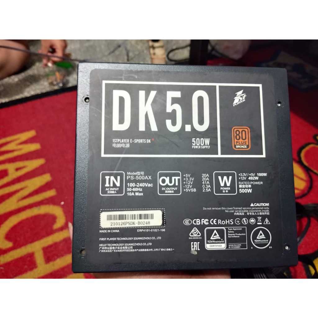 Jual 1ST PLAYER DK 5.0 PREMIUM PS-500AX 80+ BRONZE 500W PSU Power ...