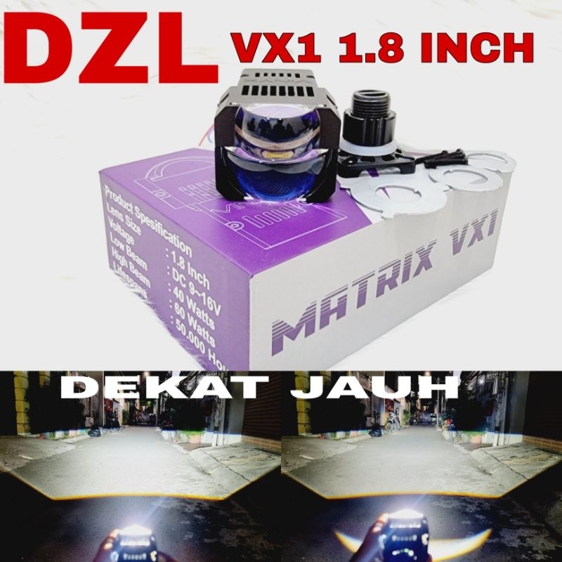 Jual Lampu Utama Biled Vinyx Matrix Vx Laser Inch Watt