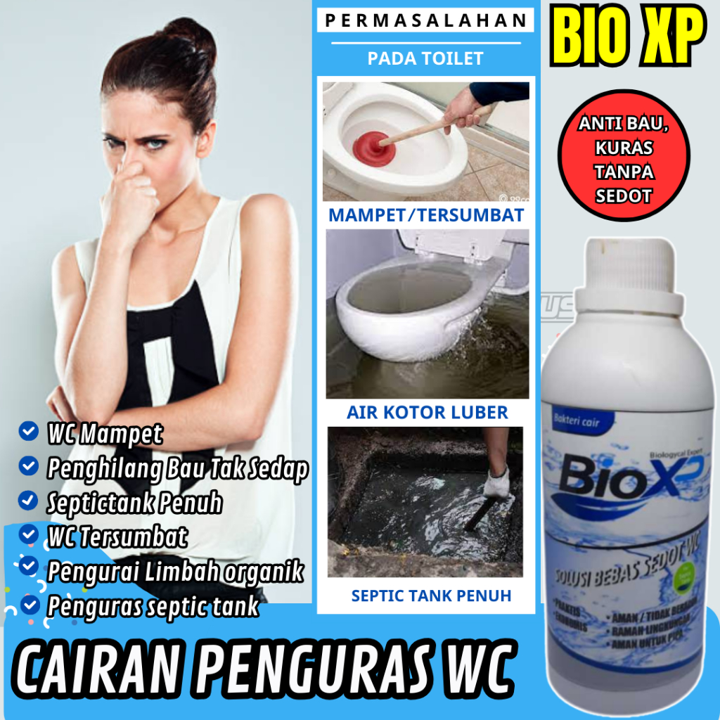 Jual WC Mampet BiO XP Anti Mampet WC Mengembalikan Keseimbangan Bakteri ...