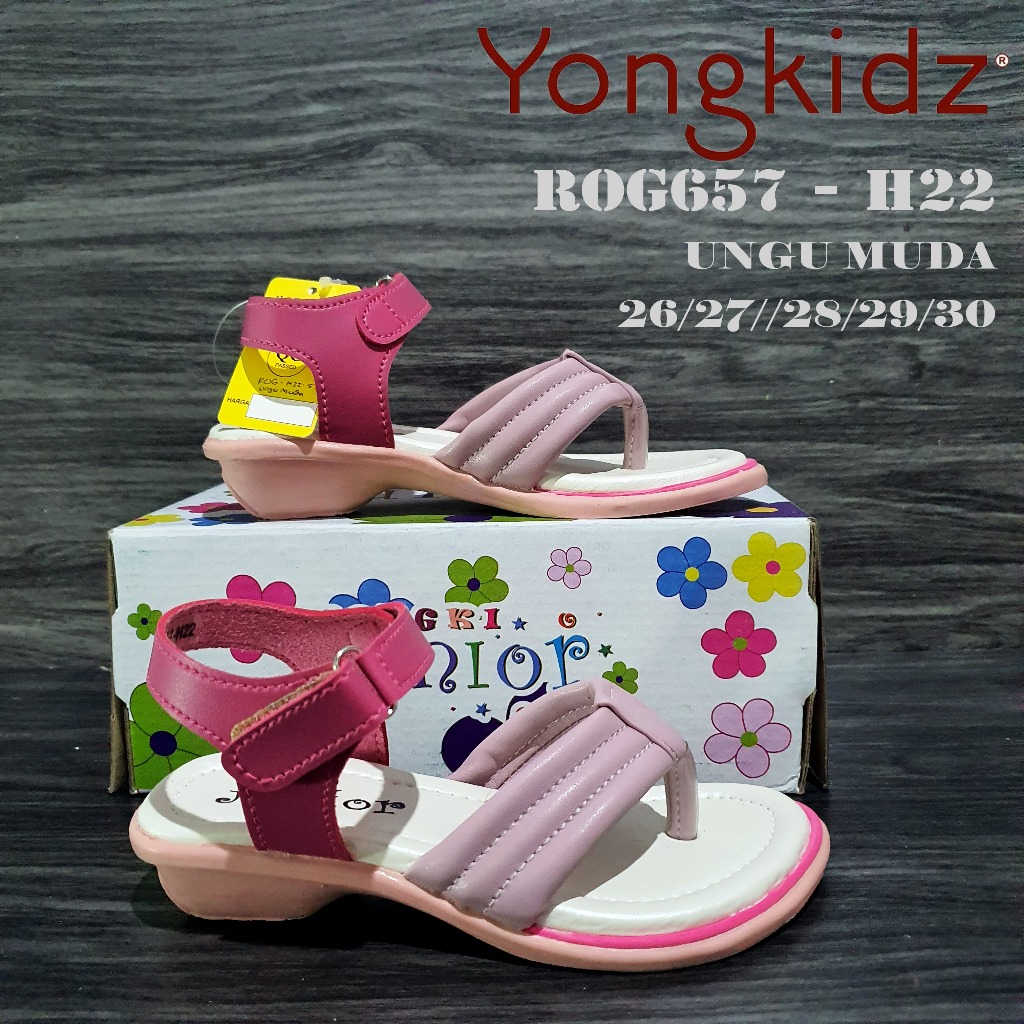 Sandal Anak YONGKIDZ Sandal Wedges Anak Perempuan size 26-30 Usia 3-6th