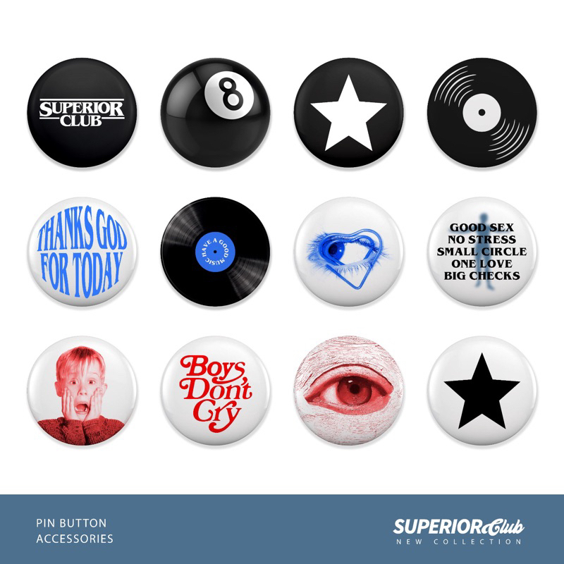 Jual SUPERIORclub - Pin Button - Vol. 2 | Shopee Indonesia