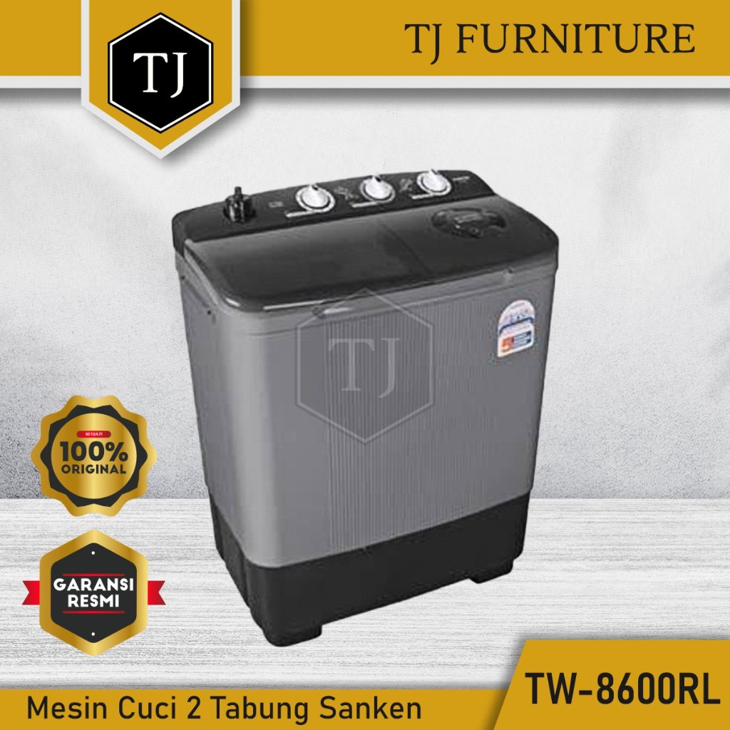 Jual Sanken Mesin Cuci Tabung Low Watt Twin Tube Pengering Baju Kapasitas Kg Tw Rl Tw