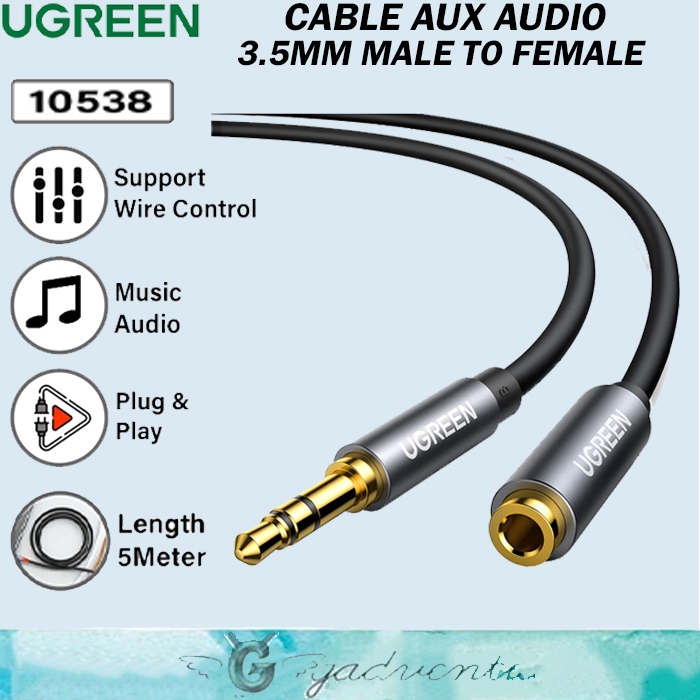 Audio Extension Cable, 3.5mm To 3.5mm - Foto 4