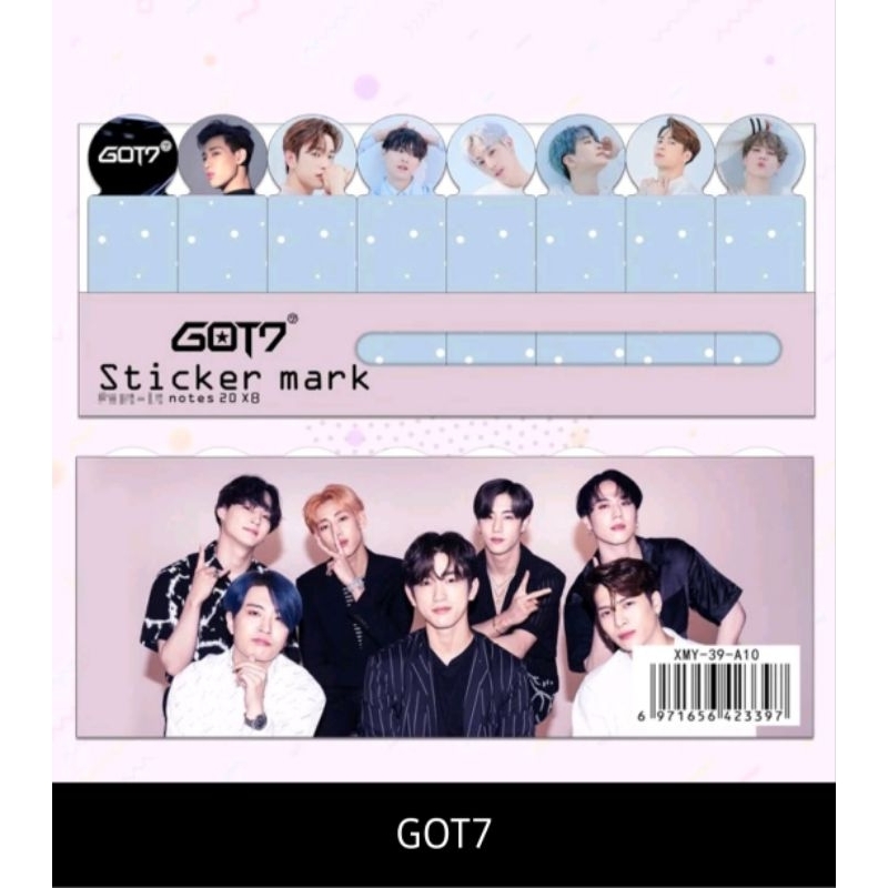 Jual Sticky Notes EXO BTS NCT Twice GOT7 TXT Stray Kids Memo note ...