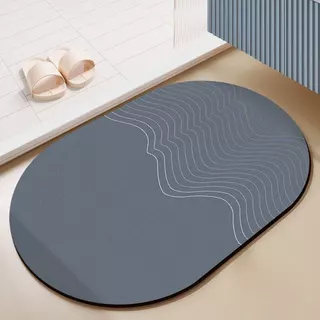 Muzy Keset Beludru Velvet Anti Slip Keset Kaki Kamar Mandi Keset Dapur Hbc345