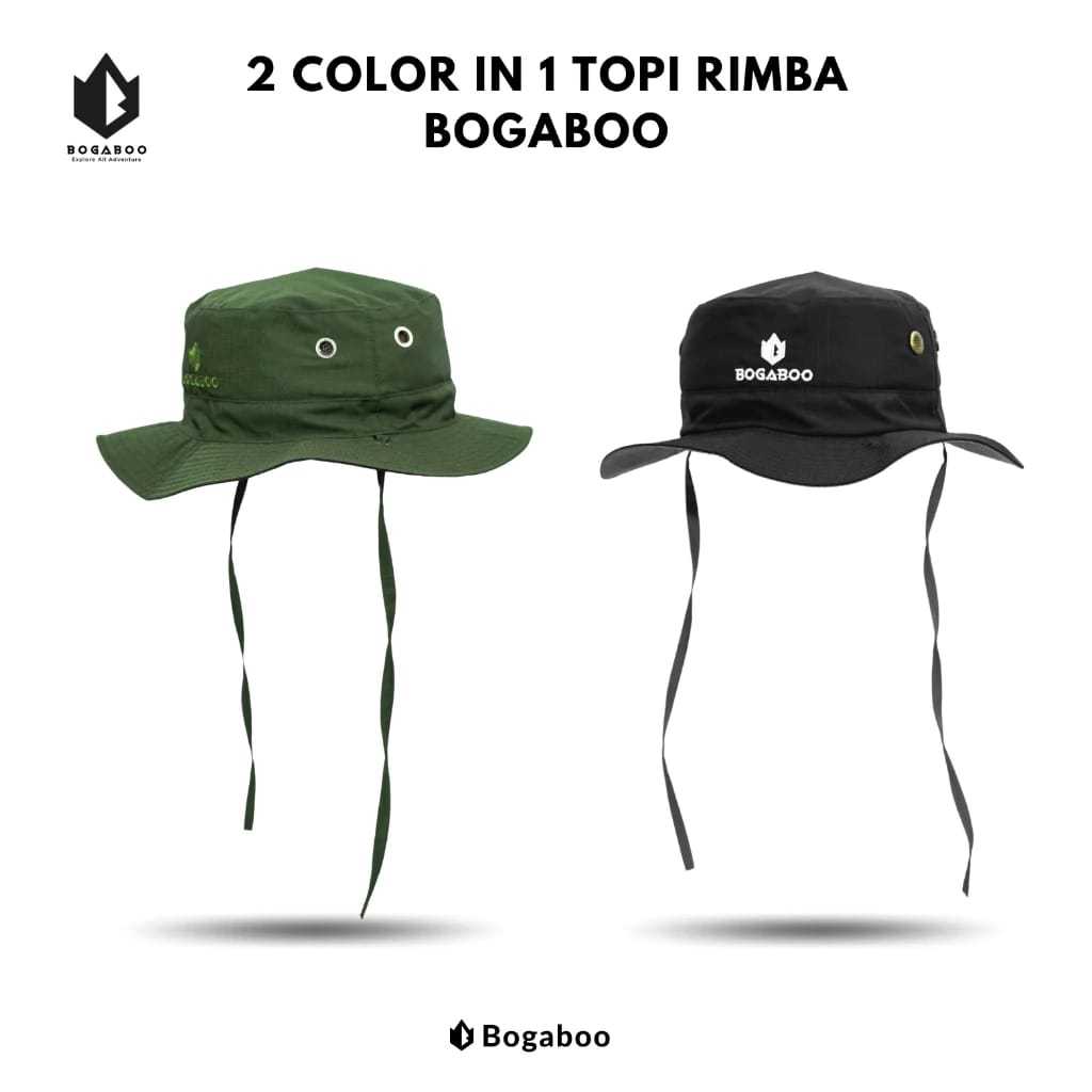 Jual BOGABOO Topi rimba - Topi Rimba BULAK BALIK 1 topi 2 Warna - hat ...