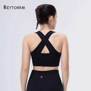 Reytorrm LYCRA®  Seamless Sport Bra Push Up BH Pakaian Olahraga Running Yoga Bra（WX004)